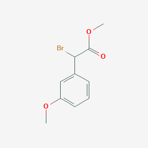 molecular formula C10H11BrO3 B1362441 Methyl 2-bromo-2-(3-methoxyphenyl)acetate CAS No. 77053-57-7