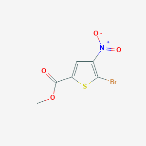 molecular formula C6H4BrNO4S B1362449 Methyl 5-bromo-4-nitrothiophene-2-carboxylate CAS No. 38239-32-6