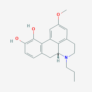 molecular formula C20H23NO3 B136245 2-Methoxy-N-n-propylnorapomorphine CAS No. 126874-82-6