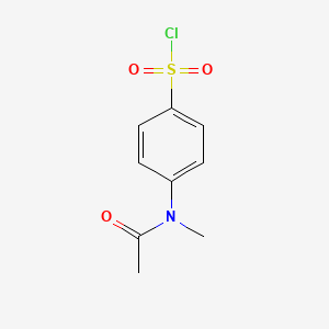 molecular formula C9H10ClNO3S B1362453 4-[Acetyl(methyl)amino]benzenesulfonyl chloride CAS No. 39169-92-1