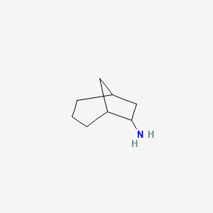 molecular formula C8H15N B13624604 Bicyclo[3.2.1]octan-6-amine CAS No. 61888-93-5