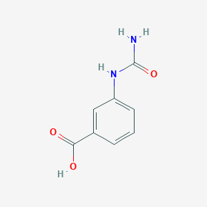 molecular formula C8H8N2O3 B1362464 3-Ureidobenzoic acid CAS No. 20632-43-3