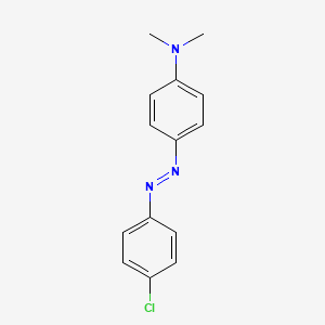 molecular formula C14H14ClN3 B1362465 4'-Chloro-4-dimethylaminoazobenzene CAS No. 2491-76-1