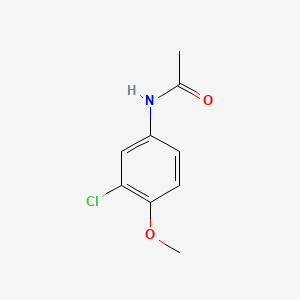 molecular formula C9H10ClNO2 B1362469 N-(3-Chloro-4-methoxyphenyl)acetamide CAS No. 7073-42-9