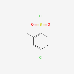 molecular formula C7H6Cl2O2S B1362476 4-Chloro-2-methylbenzenesulfonyl chloride CAS No. 56157-92-7