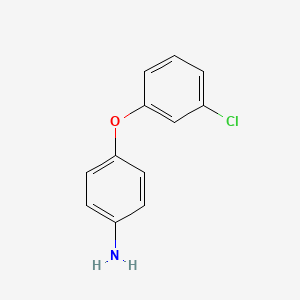 molecular formula C12H10ClNO B1362477 4-(3-氯苯氧基)苯胺 CAS No. 56705-51-2