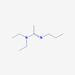 molecular formula C9H20N2 B136248 N,N-Diethyl-N'-propylacetamidine CAS No. 151328-42-6