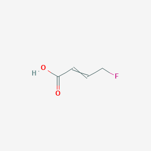 molecular formula C4H5FO2 B1362481 4-Fluorobut-2-enoic acid 
