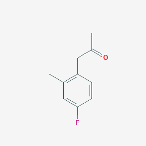 molecular formula C10H11FO B13624812 1-(4-Fluoro-2-methylphenyl)propan-2-one 