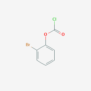 molecular formula C7H4BrClO2 B13624826 2-Bromophenyl carbonochloridate CAS No. 89629-87-8