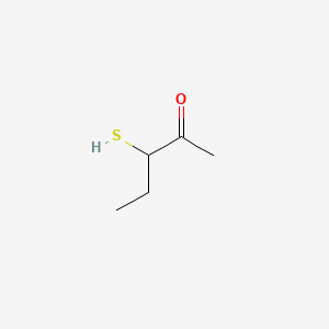 molecular formula C5H10OS B1362483 3-Mercapto-2-pentanone CAS No. 67633-97-0