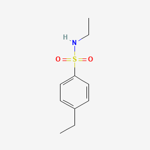 molecular formula C10H15NO2S B13624854 N,4-Diethylbenzene-1-sulfonamide CAS No. 477482-94-3