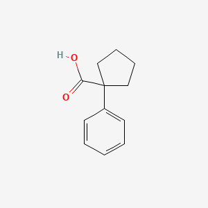 molecular formula C12H14O2 B1362486 1-Phenylcyclopentanecarboxylic acid CAS No. 77-55-4
