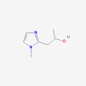 molecular formula C7H12N2O B13624897 1-(1-Methyl-1h-imidazol-2-yl)propan-2-ol 