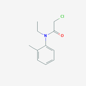 molecular formula C11H14ClNO B1362490 2-chloro-N-ethyl-N-(2-methylphenyl)acetamide CAS No. 6933-00-2