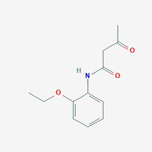 molecular formula C12H15NO3 B1362492 N-(2-乙氧苯基)-3-氧代丁酰胺 CAS No. 41687-09-6