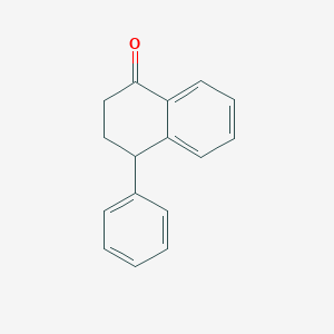 molecular formula C16H14O B1362493 4-phenyl-3,4-dihydro-1(2H)-naphthalenone CAS No. 14578-68-8