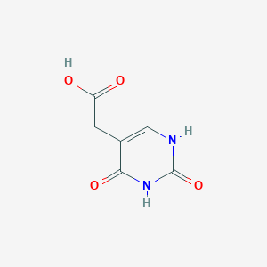 molecular formula C6H6N2O4 B1362494 Uracil-5-ylacetic acid CAS No. 20763-91-1