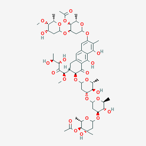molecular formula C57H82O26 B013625 Chromomycin A3 from Streptomyces griseus CAS No. 7059-24-7
