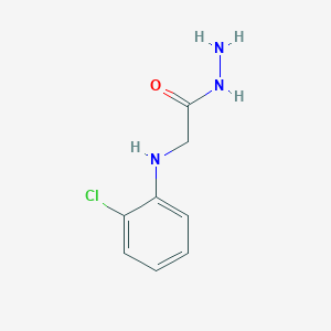 molecular formula C8H10ClN3O B1362502 2-(2-氯苯胺基)乙酰肼 CAS No. 2371-29-1