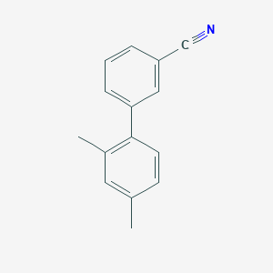 molecular formula C15H13N B13625053 3-(2,4-Dimethylphenyl)benzonitrile 