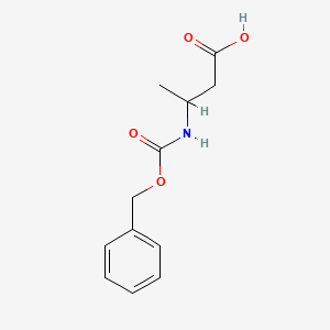 molecular formula C12H15NO4 B1362508 3-(((Benzyloxy)carbonyl)amino)butanoic acid CAS No. 51440-81-4