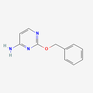 molecular formula C11H11N3O B1362517 2-(Phenylmethoxy)-4-pyrimidinamine CAS No. 60722-67-0