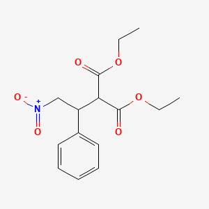 molecular formula C15H19NO6 B1362527 Diethyl 2-(2-nitro-1-phenylethyl)malonate CAS No. 22975-21-9