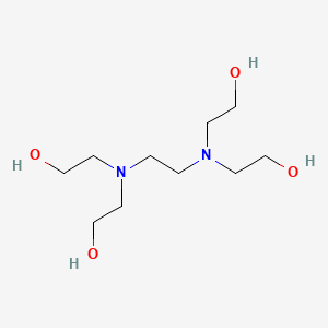 molecular formula C10H24N2O4 B1362537 N,N,N',N'-Tetrakis(2-hydroxyethyl)ethylenediamine CAS No. 140-07-8