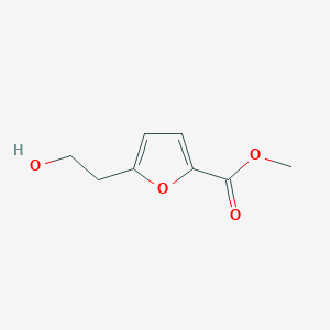 molecular formula C8H10O4 B13625384 Methyl 5-(2-hydroxyethyl)furan-2-carboxylate 