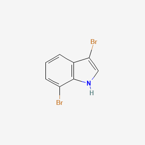 molecular formula C8H5Br2N B13625453 3,7-Dibromo-1H-indole 