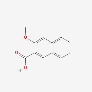 molecular formula C12H10O3 B1362554 3-Methoxy-2-naphthoic acid CAS No. 883-62-5