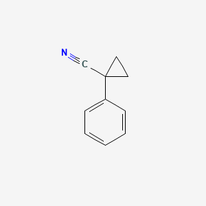 molecular formula C10H9N B1362556 1-Phenylcyclopropanecarbonitrile CAS No. 935-44-4