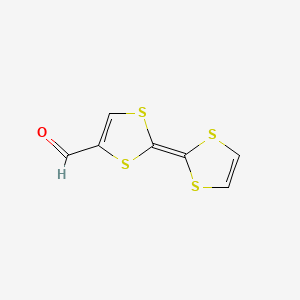 molecular formula C7H4OS4 B1362591 Formyltetrathiafulvalene CAS No. 68128-94-9