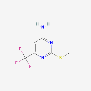 2-(Methylthio)-6-(trifluoromethyl)pyrimidin-4-amine