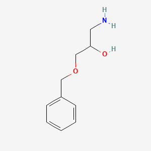 molecular formula C10H15NO2 B1362595 1-Amino-3-benzyloxy-propan-2-ol CAS No. 90503-15-4