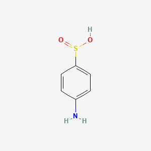 molecular formula C6H7NO2S B1362600 4-Aminobenzenesulfinic acid CAS No. 7472-15-3