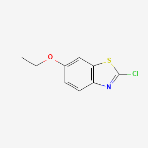 molecular formula C9H8ClNOS B1362606 2-Chloro-6-ethoxybenzo[d]thiazole CAS No. 79071-17-3