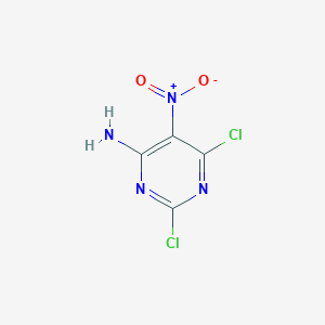molecular formula C4H2Cl2N4O2 B1362609 2,6-Dichloro-5-nitropyrimidin-4-amine CAS No. 31221-68-8