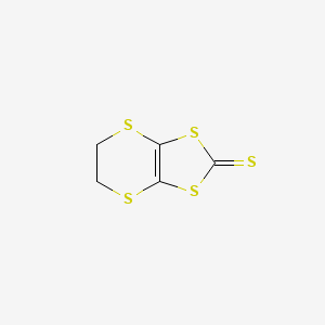 molecular formula C5H4S5 B1362622 4,5-Ethylenedithio-1,3-dithiole-2-thione CAS No. 59089-89-3