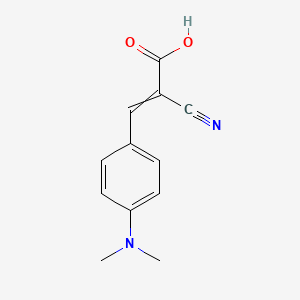 2-Propenoic acid, 2-cyano-3-[4-(dimethylamino)phenyl]-