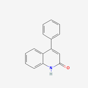 molecular formula C15H11NO B1362635 4-苯基喹啉-2-醇 CAS No. 5855-57-2