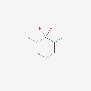 molecular formula C8H14F2 B136264 1,1-Difluoro-2,6-dimethylcyclohexane CAS No. 145853-39-0