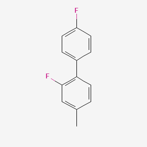 molecular formula C13H10F2 B13626415 2,4'-Difluoro-4-methyl-1,1'-biphenyl CAS No. 1214340-22-3