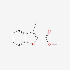 molecular formula C11H10O3 B1362649 Methyl 3-methyl-2-benzofurancarboxylate CAS No. 2076-36-0