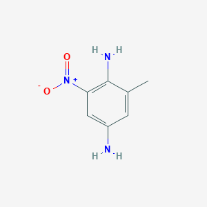 molecular formula C7H9N3O2 B136265 4-Amino-3-nitro-5-methylaniline CAS No. 155379-82-1
