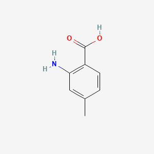 molecular formula C8H9NO2 B1362655 2-Amino-4-methylbenzoic acid CAS No. 2305-36-4