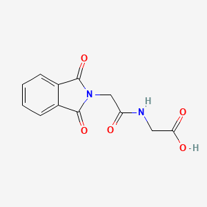 B1362656 N-((1,3-Dihydro-1,3-dioxo-2H-isoindol-2-yl)acetyl)glycine CAS No. 3916-40-3