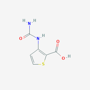 molecular formula C6H6N2O3S B1362662 3-(Carbamoylamino)thiophene-2-carboxylic acid 