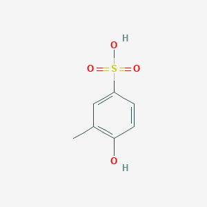 molecular formula C7H8O4S B1362667 4-Hydroxy-3-methylbenzenesulfonic acid CAS No. 7134-04-5